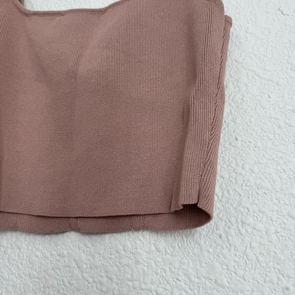 ASTR Milano sweater cropped tank in mauve pink size M - Picture 6 of 6